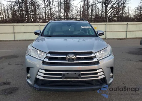 2017 Toyota Highlander Se from USA, damaged, VIN 5TDJZRFH9HS393422